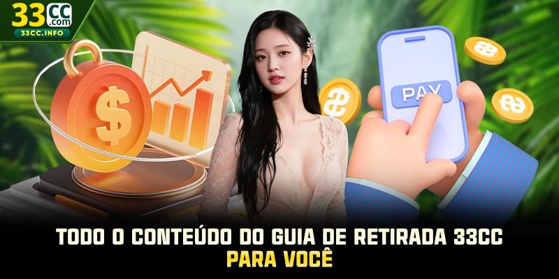 Todo o conteúdo do guia de retirada 33CC para você