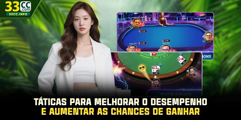 Táticas para melhorar o desempenho e aumentar as chances de ganhar